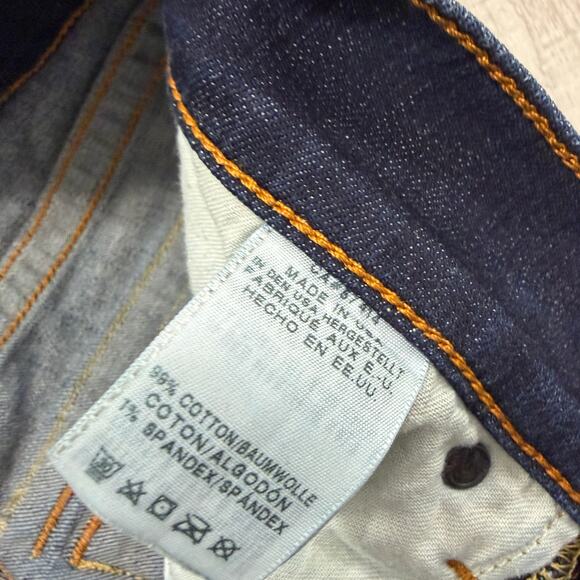 True Religion Geno Relaxed Slim Jeans Men's 28 (Fits 28x34) Blue Dark Wash - Picture 9 of 16